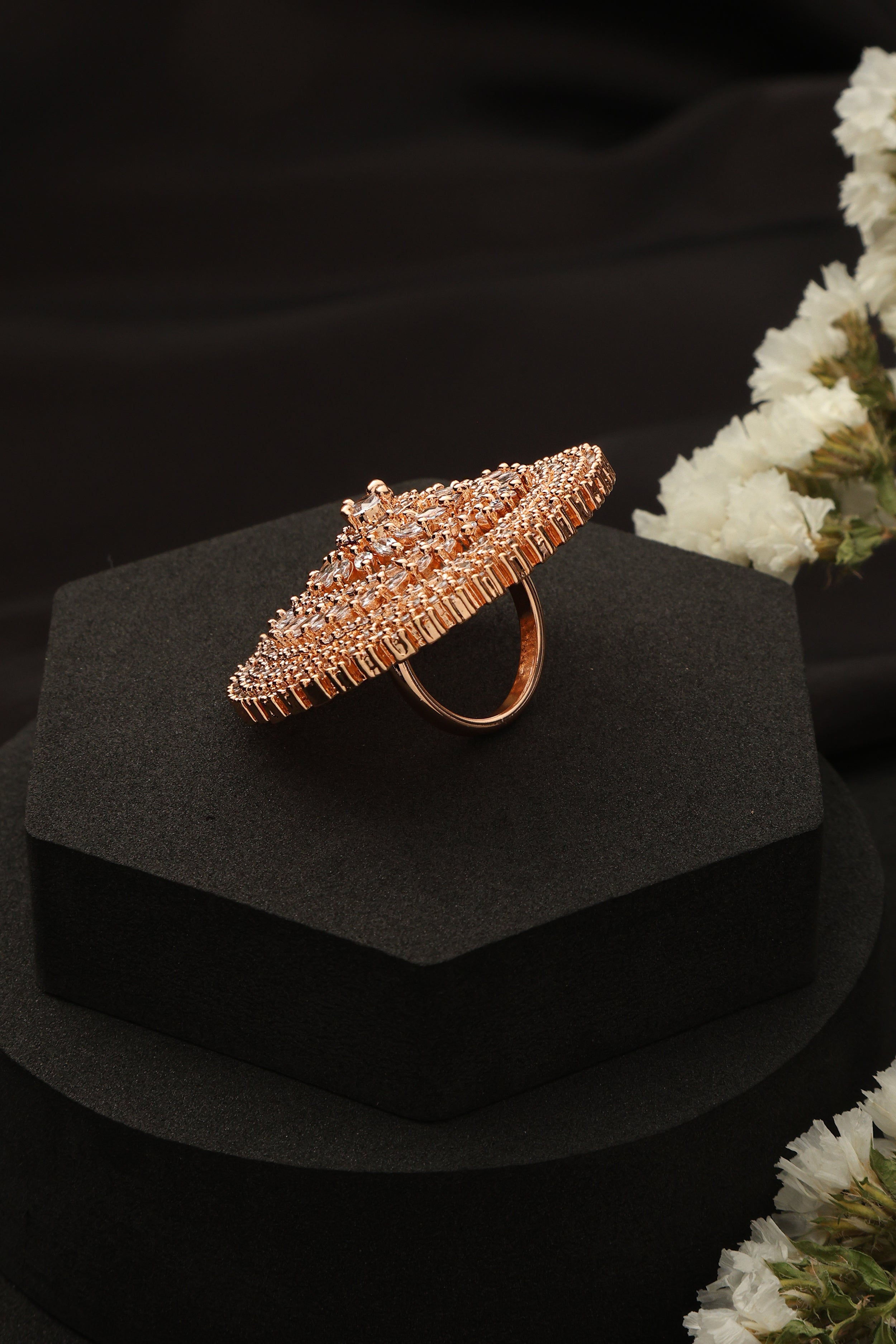 Rose Gold Cocktail Ring