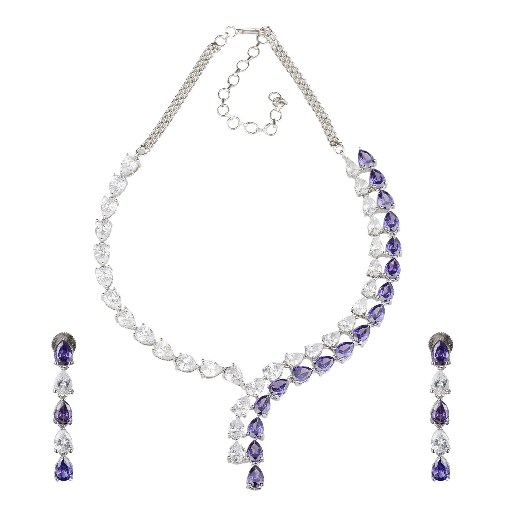 Eve Purple CZ Set