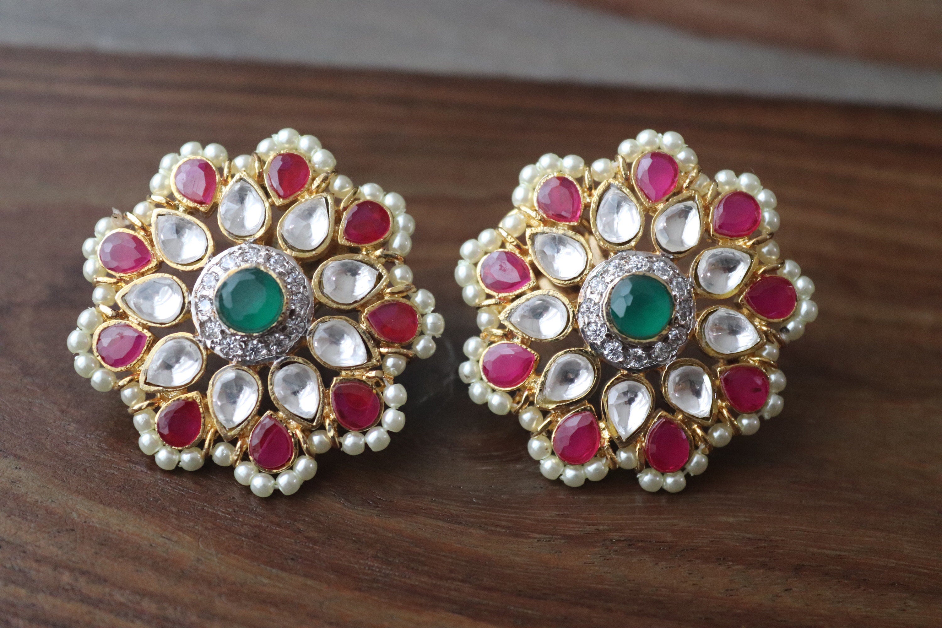 Kundan store studs