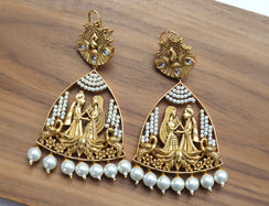 Baraat Kundan Earring | Indian Jewelry | Indian wedding Jewelry | Indian Jewelry | Bollywood Jewelry