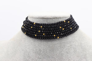 Sold Out Black Choker | Black beads Choker | Indian Choker | Indian Jewelry | Pakistani Jewelry | Kundan Choker | Indian Necklace