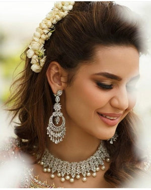 Diamond Chaandbali | Indian Jewelry | Pakistani Jewelry