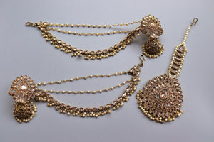 Tikka Set Maangtikka tikka Set Earring Tikka Set Polki Tikka Set Bahubali Earrings Punjabi Jewelry Pakistani Jewelry