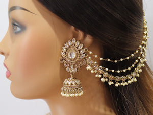 Tikka Set Maangtikka tikka Set Earring Tikka Set Polki Tikka Set Bahubali Earrings Punjabi Jewelry Pakistani Jewelry