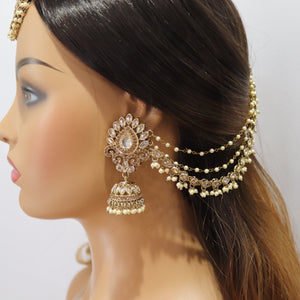 Tikka Set Maangtikka tikka Set Earring Tikka Set Polki Tikka Set Bahubali Earrings Punjabi Jewelry Pakistani Jewelry