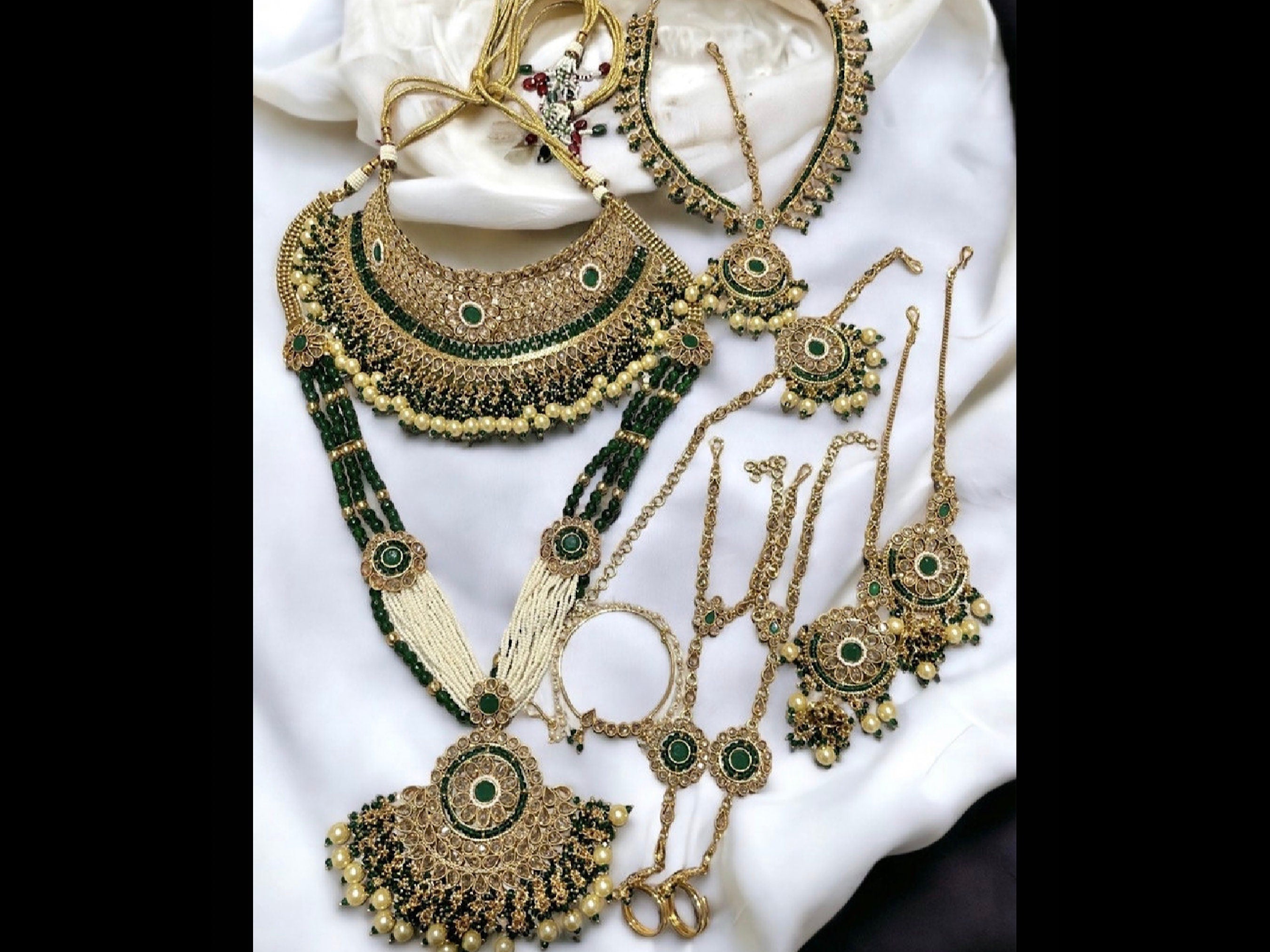 Pakistani Indian jewelry set hotsell