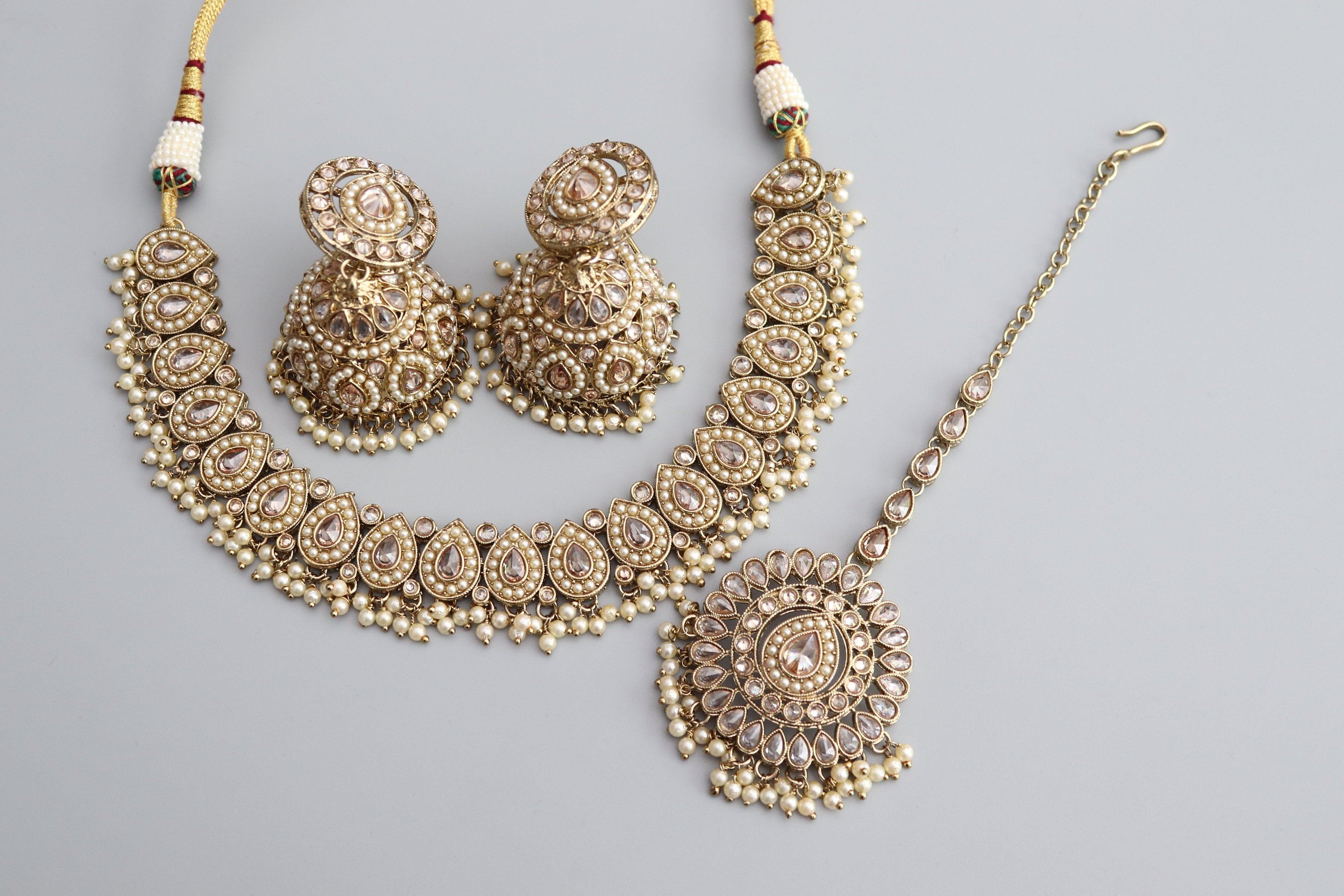 Simi Gold Polki Necklace Kundan Necklace Punjabi Jewelry Indian Jewelry Indian Necklace Indian Choker Set Pakistani Jewelry