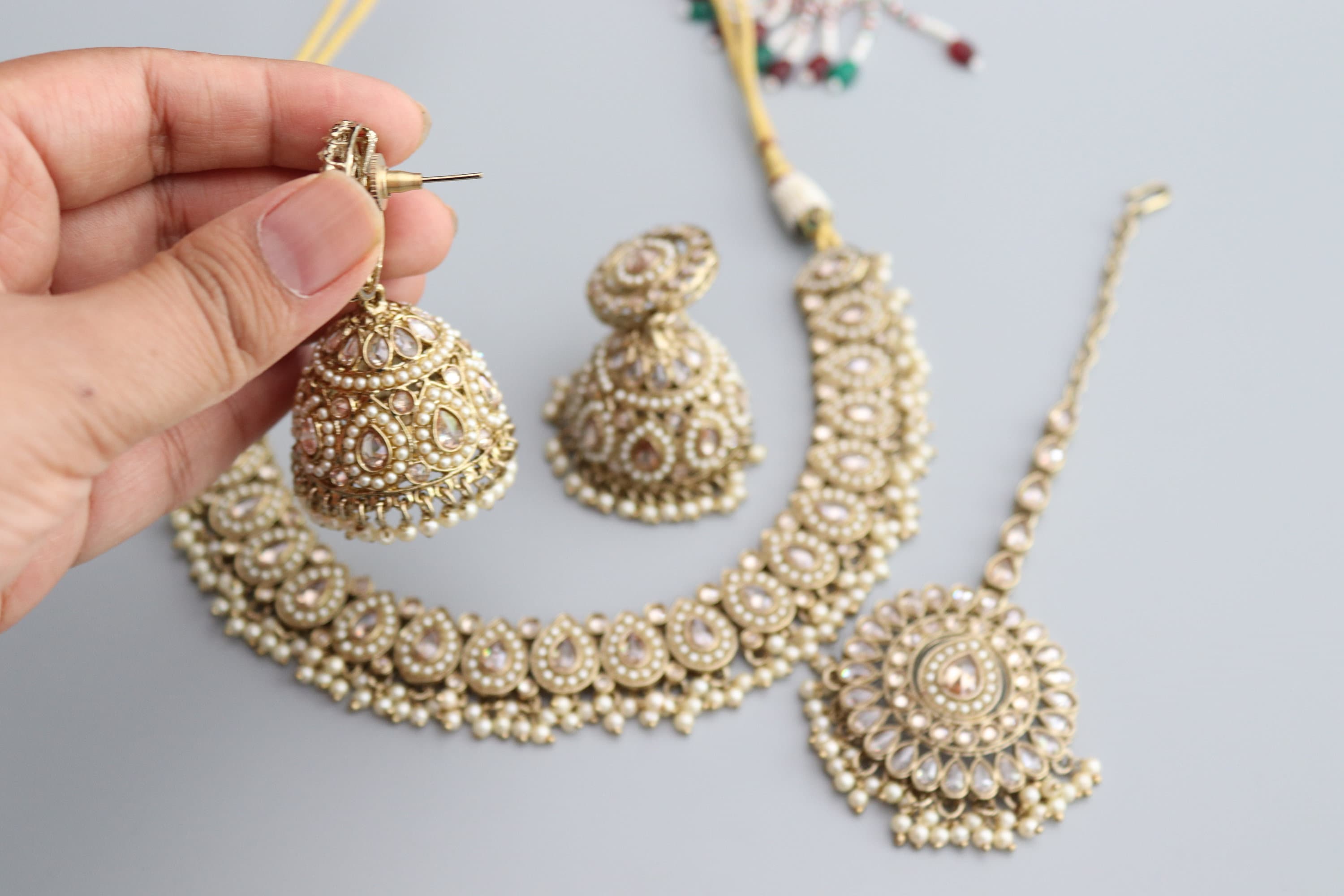 Simi Gold Polki Necklace Kundan Necklace Punjabi Jewelry Indian Jewelry Indian Necklace Indian Choker Set Pakistani Jewelry