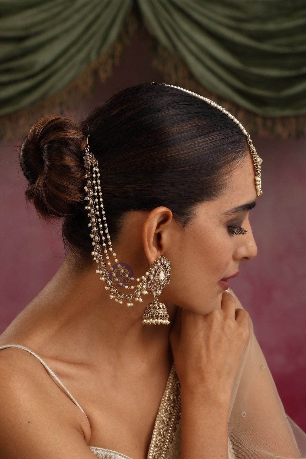 Tikka Set Maangtikka tikka Set Earring Tikka Set Polki Tikka Set Bahubali Earrings Punjabi Jewelry Pakistani Jewelry